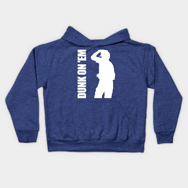 Dunk On 'Em Kids Hoodie by Niemand